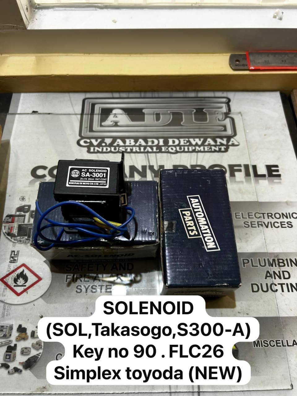 SOLENOID (SOL,Takasogo,S300-A) - Suku Cadang Textile TOYODA