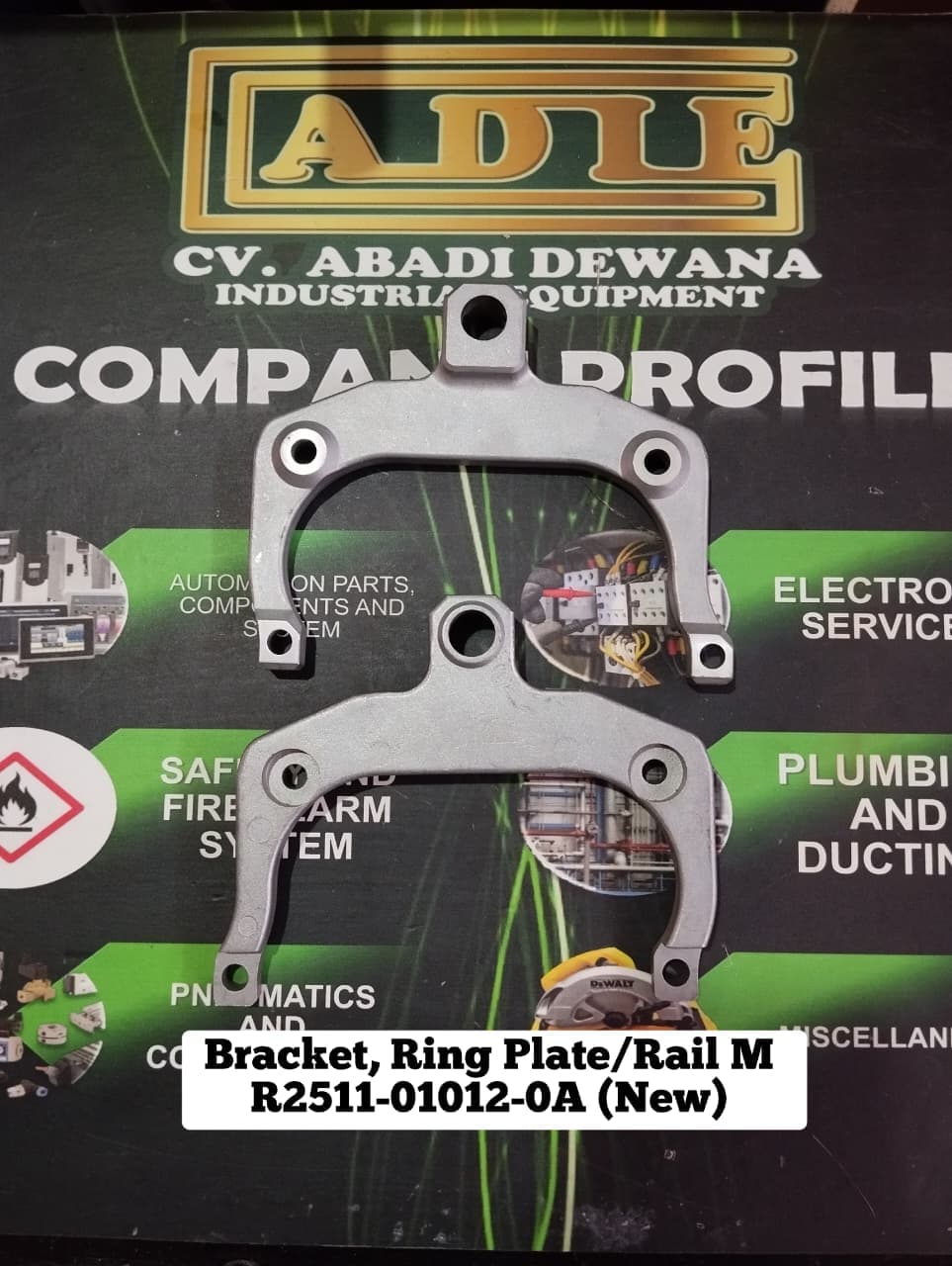 BRACKET RING PLATE/RAIL M - Suku Cadang Textile TOYODA