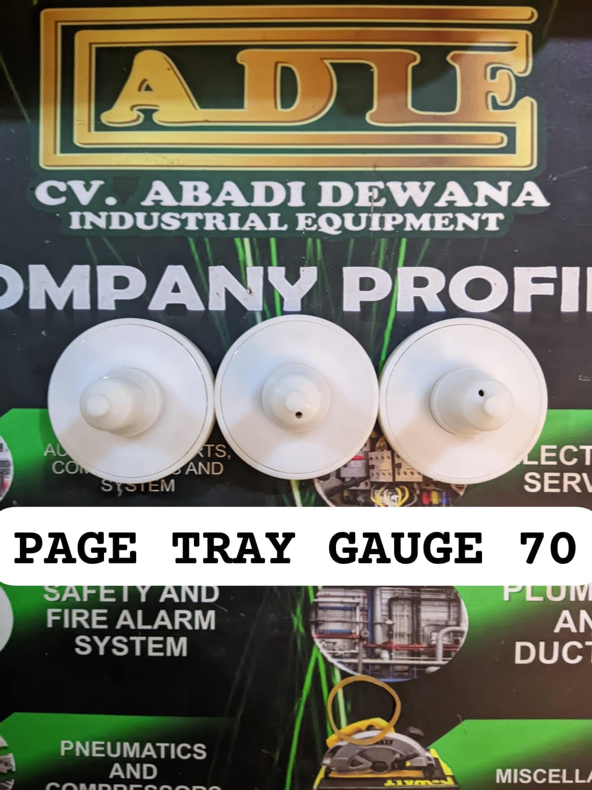 PEG TRAY CAUGE 70 - Suku Cadang Textile -