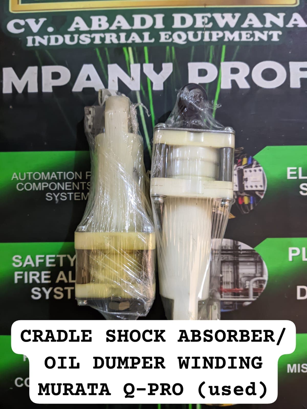 CRADLE SHOCK ABSORBER/OIL DUMPER WINDING MURATA Q-PRO USED — Part Number - dari MURATA