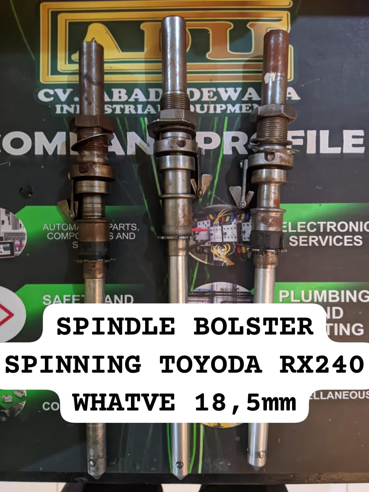 SPINDLE BOLSTER SPINNING TOYODA RX240 WHATVE 18,5mm - Suku Cadang Textile TOYODA